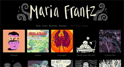 Desktop Screenshot of mariafrantz.net