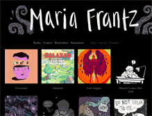 Tablet Screenshot of mariafrantz.net